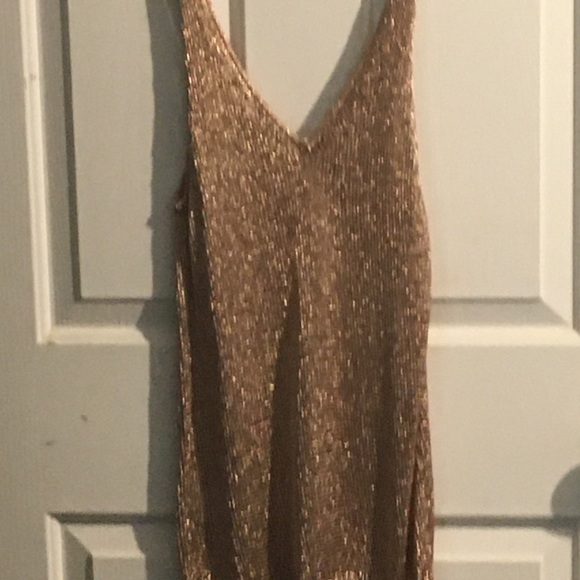 Rose Gold tank top. - Picture 2 of 2